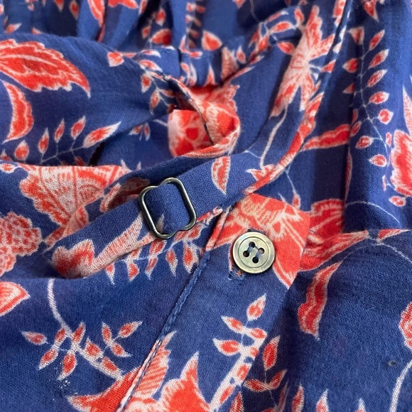 XIRENA Bardot in Bleu Fleur Cotton Dress XS - Picture 6 of 10